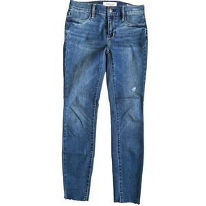 PACSUN Ankle Jegging Super Stretch Women’s Denim Jeans Raw Hem Size 24